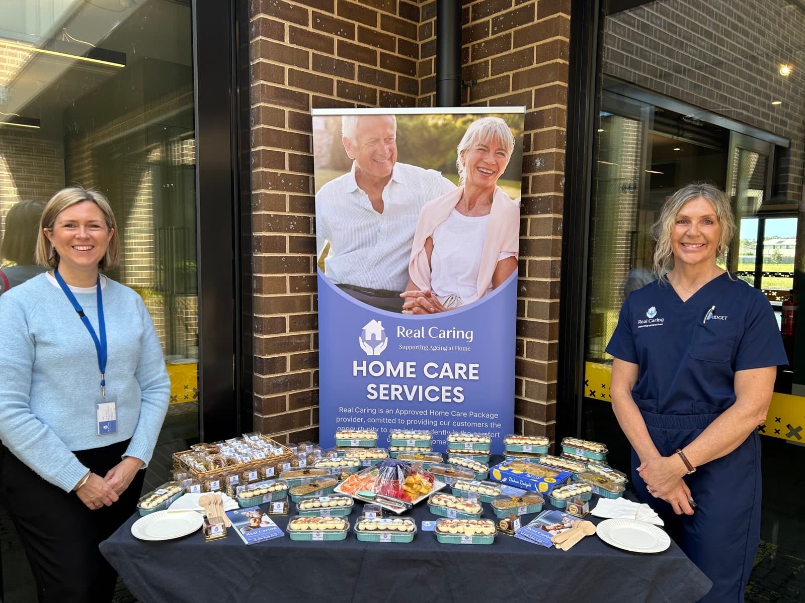 Real Caring team members supporting a client in Geelong