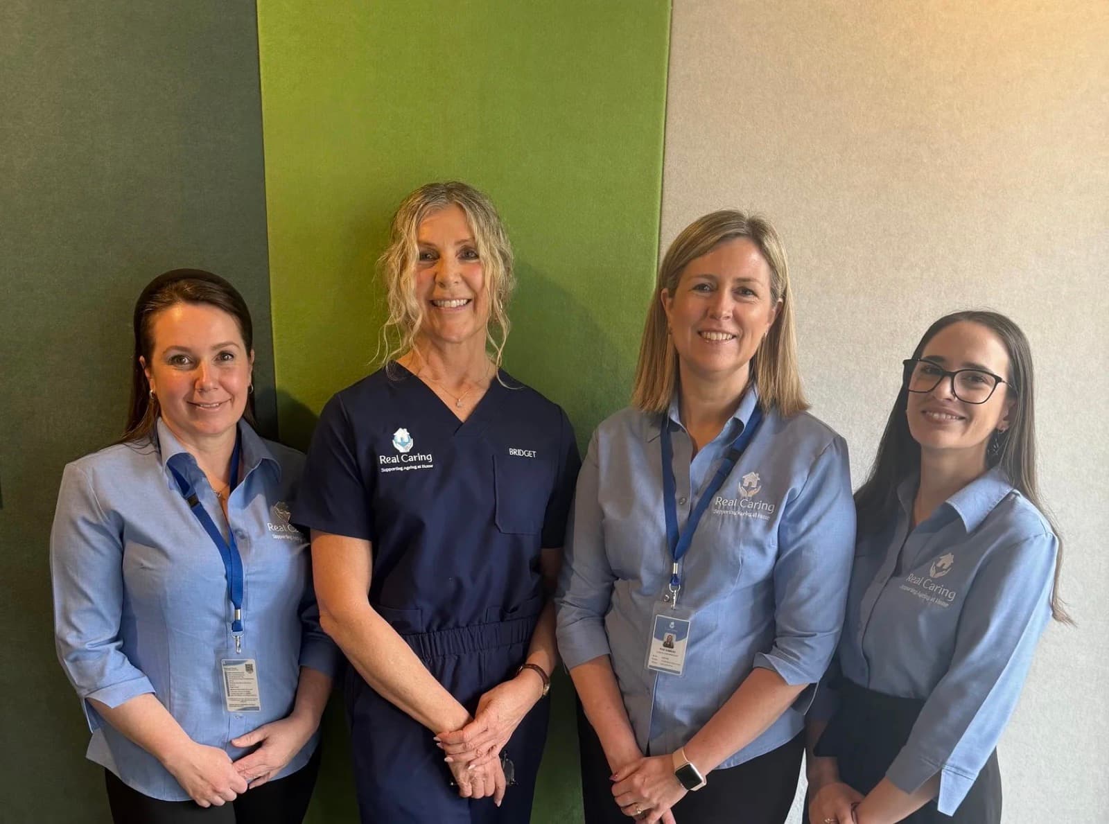 Real Caring Care Partners in uniform